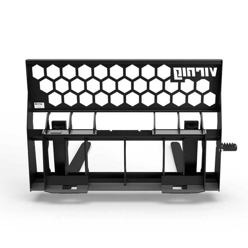 Virnig Wide Rail Pallet Fork: Hex-Guard; manufacturer family image, configuration may differ