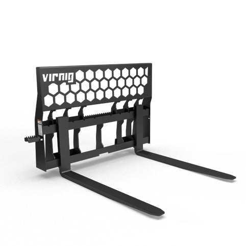 Virnig Wide Rail Pallet Fork: Hex-Guard; manufacturer family image, configuration may differ
