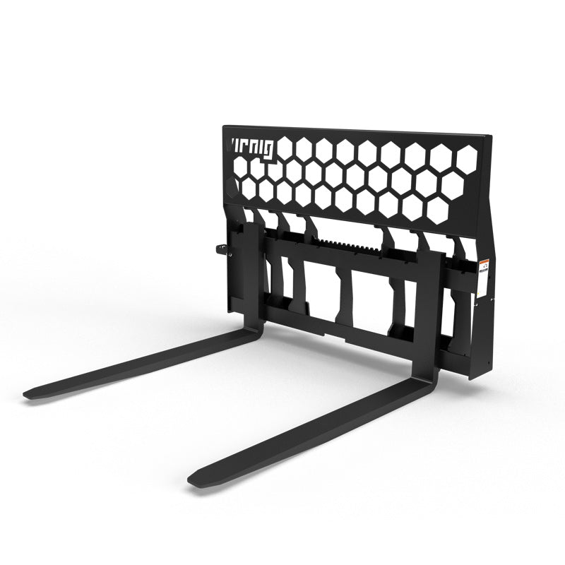 Virnig Wide Rail Pallet Fork: Hex-Guard; manufacturer family image, configuration may differ