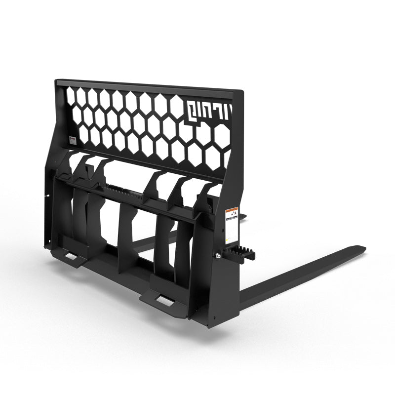 Virnig Wide Rail Pallet Fork: Hex-Guard; manufacturer family image, configuration may differ