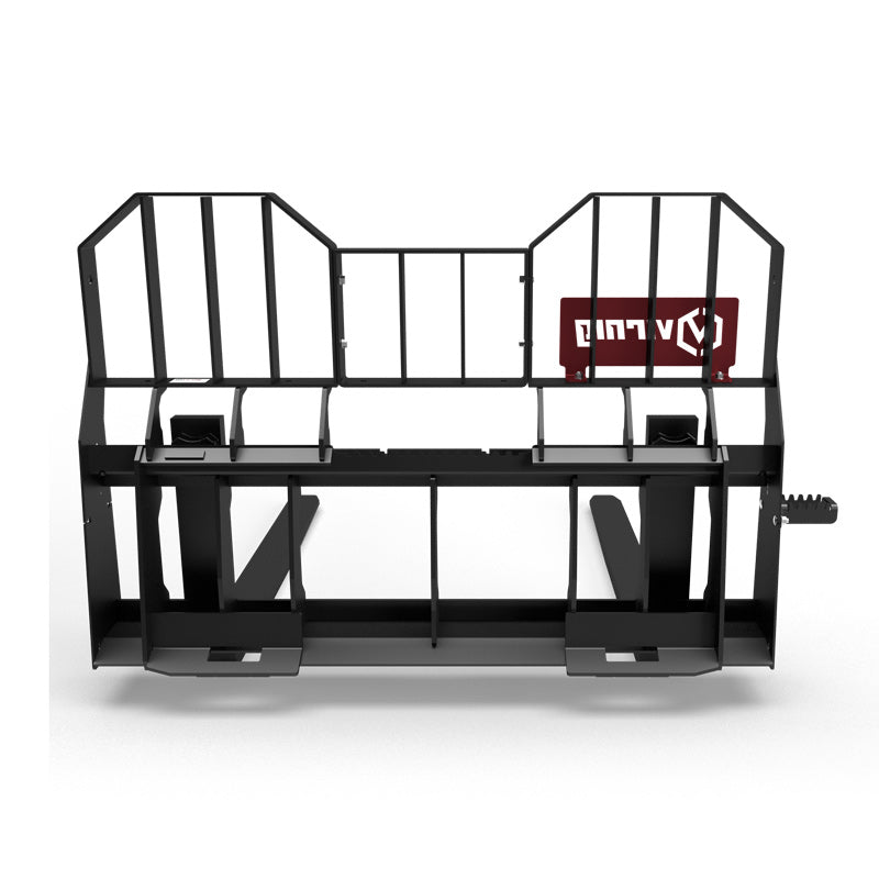 Virnig Wide Rail Pallet Fork: Hi-Vis; manufacturer family image, configuration may differ
