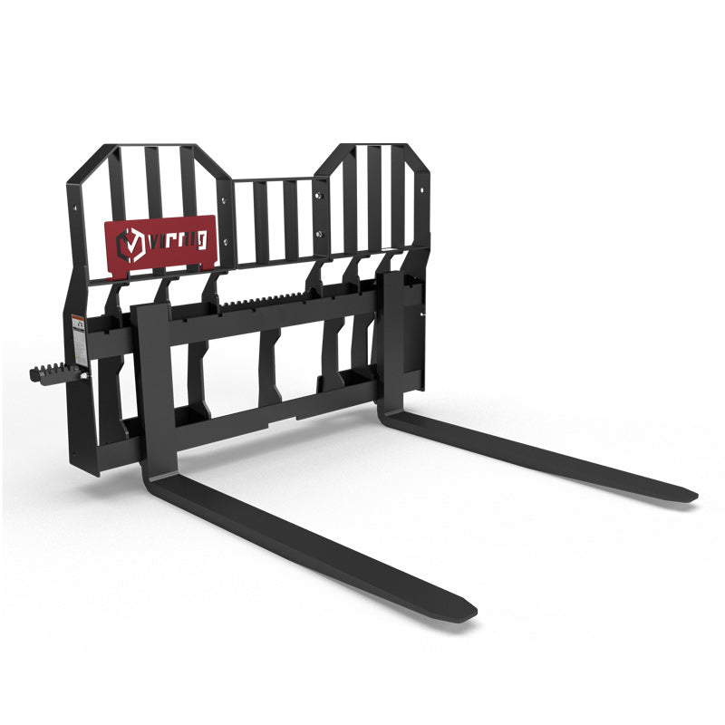 Virnig Wide Rail Pallet Fork: Hi-Vis; manufacturer family image, configuration may differ