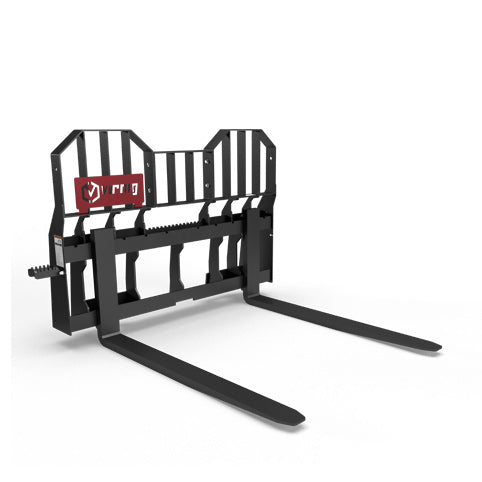 Virnig Wide Rail Pallet Fork: Hi-Vis; manufacturer family image, configuration may differ