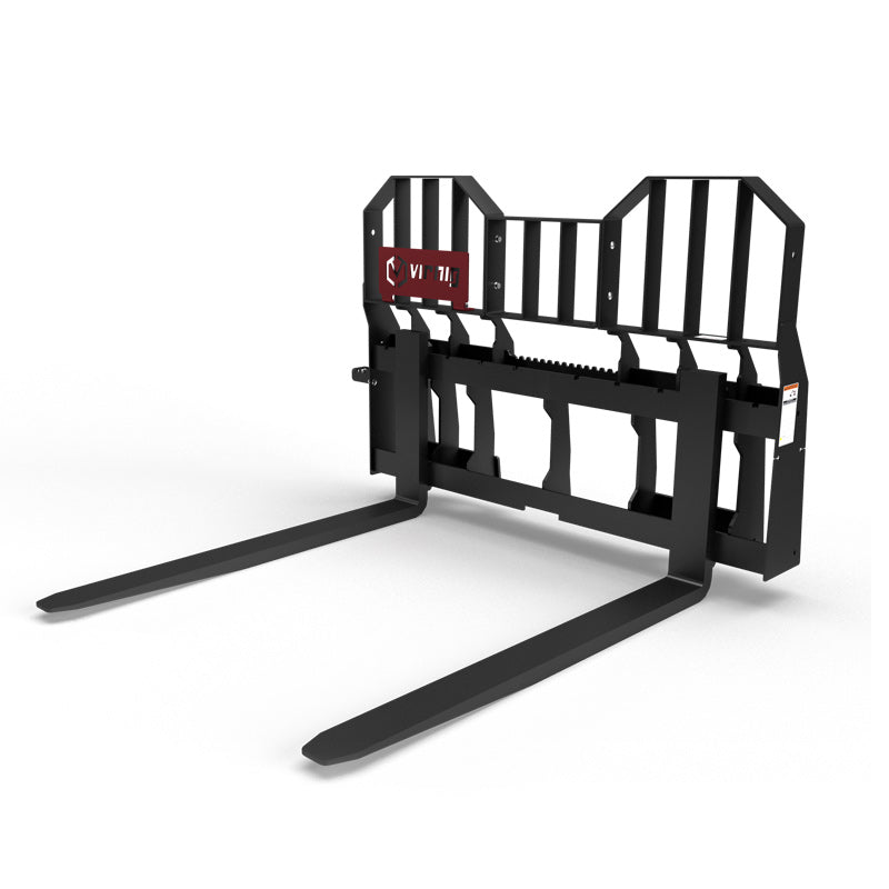 Virnig Wide Rail Pallet Fork: Hi-Vis; manufacturer family image, configuration may differ
