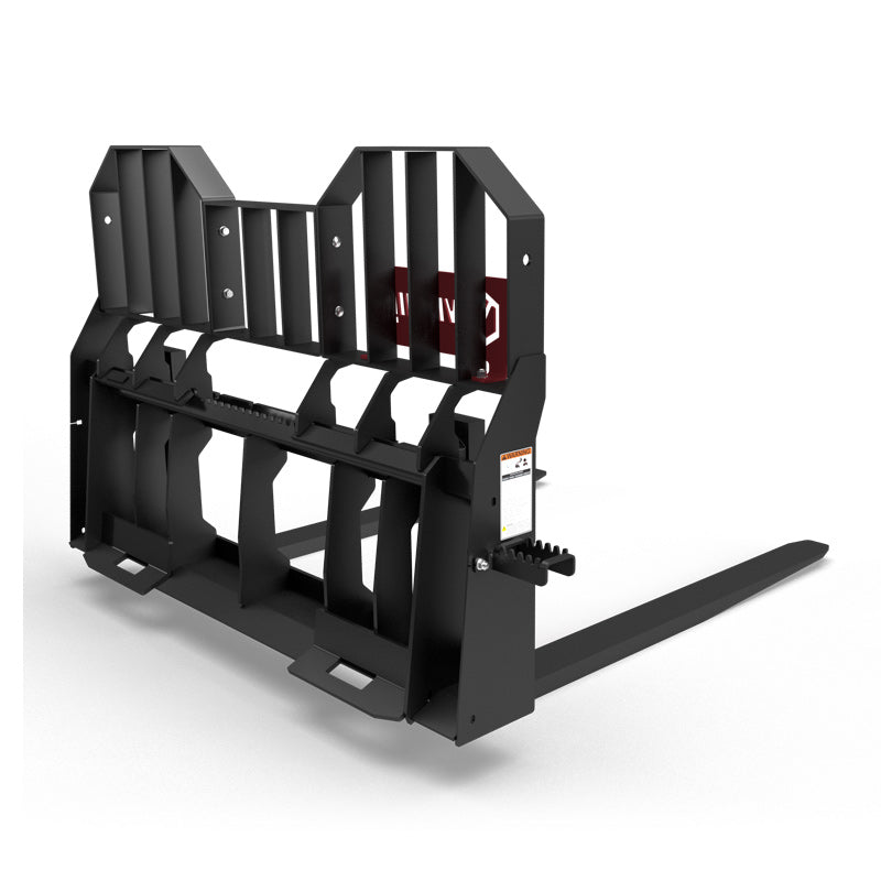 Virnig Wide Rail Pallet Fork: Hi-Vis; manufacturer family image, configuration may differ