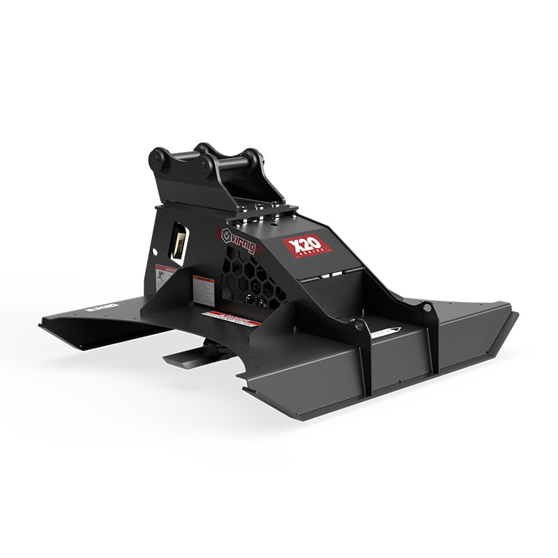 Virnig X20 Hyd Brake Mini Excavator Brush Cutter; manufacturer family image, configuration may differ