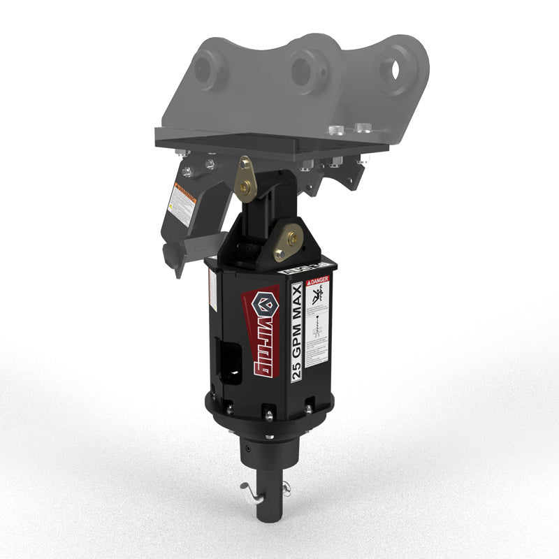 Virnig X30 Mini Excavator Auger Drive; manufacturer family image, configuration may differ