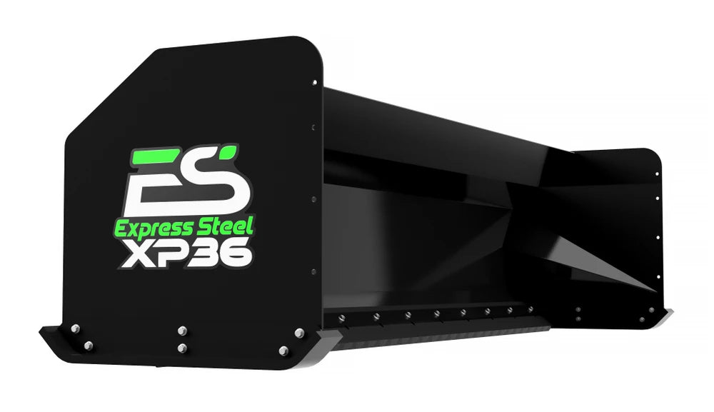 Express Steel XP36 Bucket Mount Snow Pusher - manufacturer view 4