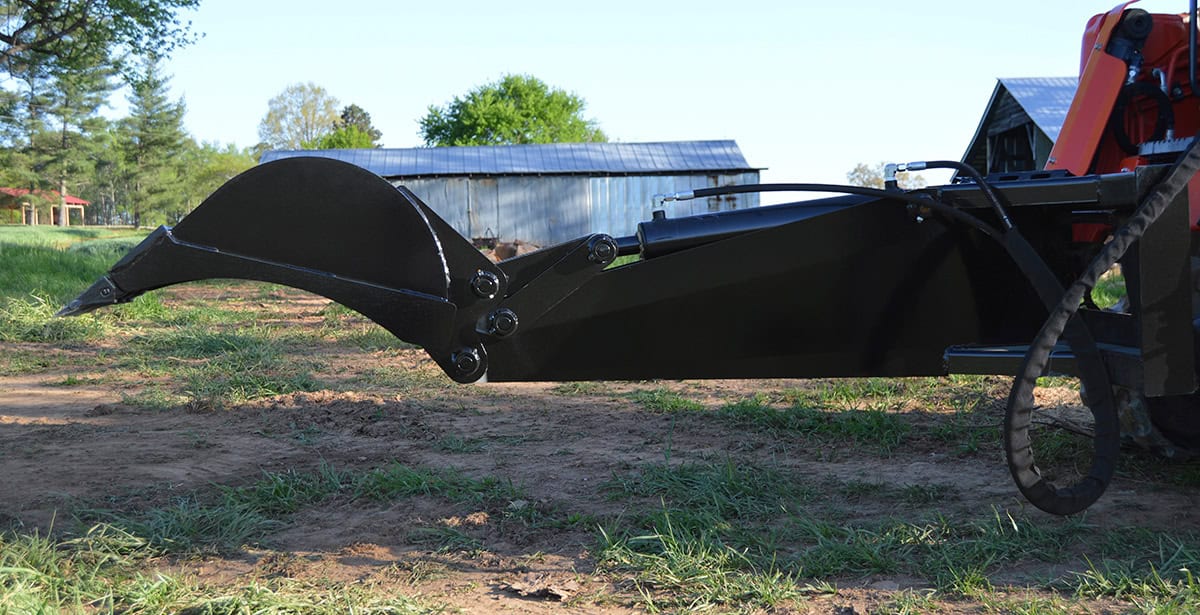 Loflin Fabrication Backhoe For Skid Steers & Track Loaders; manufacturer family image, selected configuration may differ.