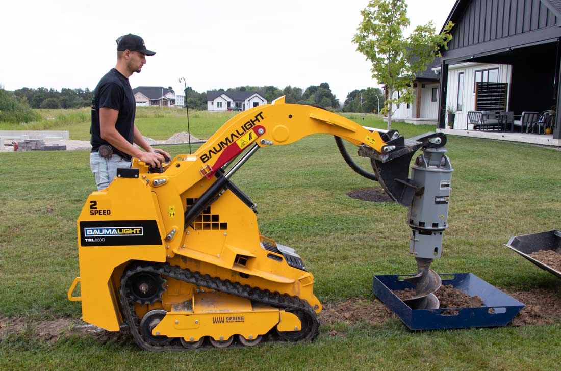 Baumalight Mini Skid Steer (Kubota and Yanmar Diesel 2-Speed) TRL630