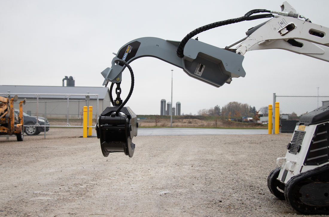 Baumalight LBH316G log grapple attachment detail