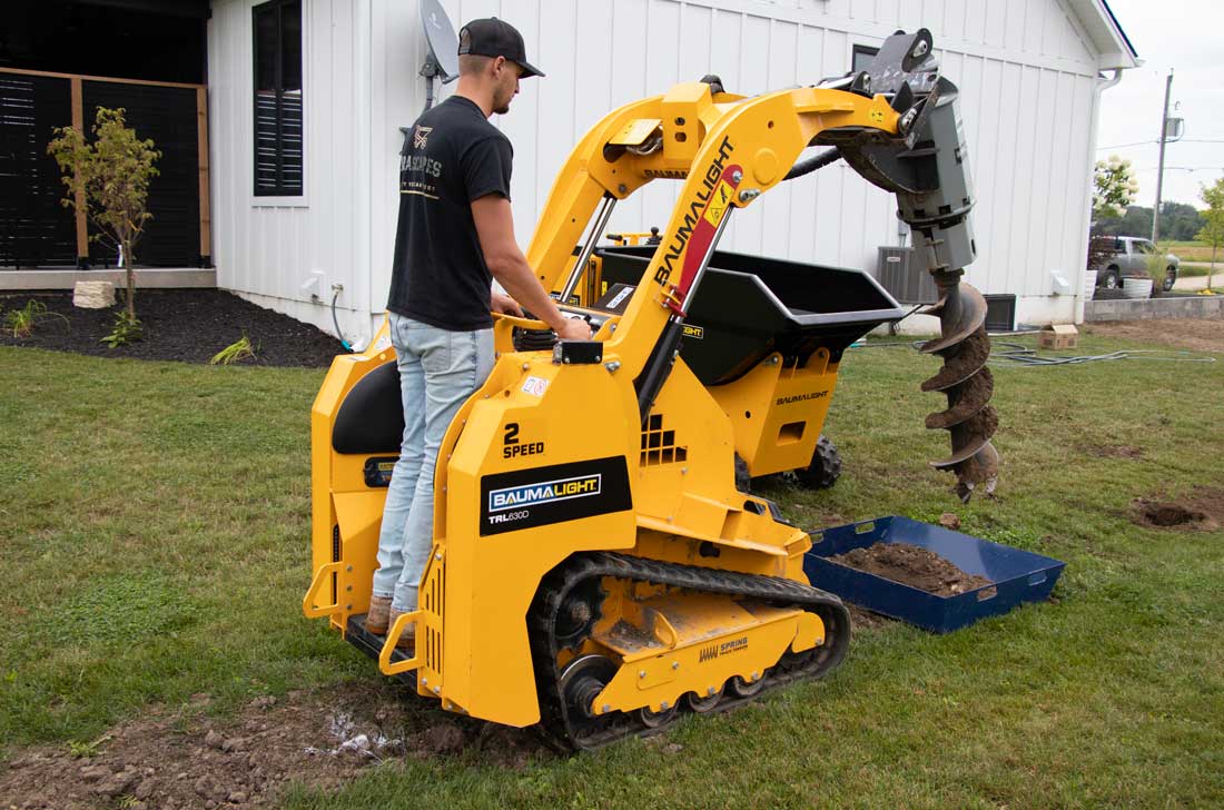 Baumalight Mini Skid Steer (Kubota and Yanmar Diesel 2-Speed) TRL630