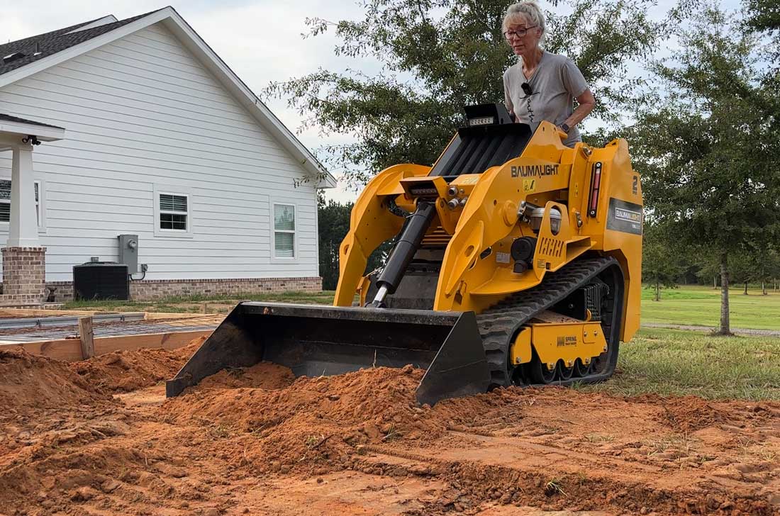 Baumalight Mini Skid Steer (Kubota and Yanmar Diesel 2-Speed) TRL630