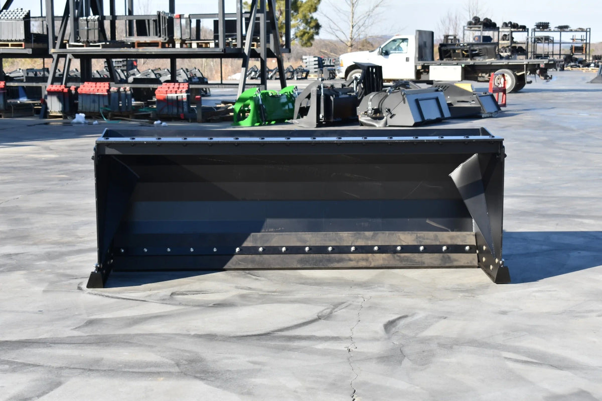 Loflin Fabrication Snow Pusher For Skid Steers & Track Loaders; manufacturer family image, illustrated configuration may differ.