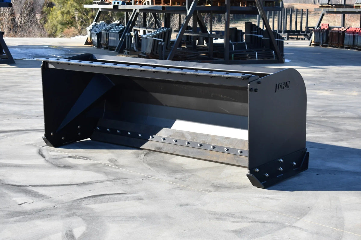 Loflin Fabrication Snow Pusher For Skid Steers & Track Loaders; manufacturer family image, illustrated configuration may differ.