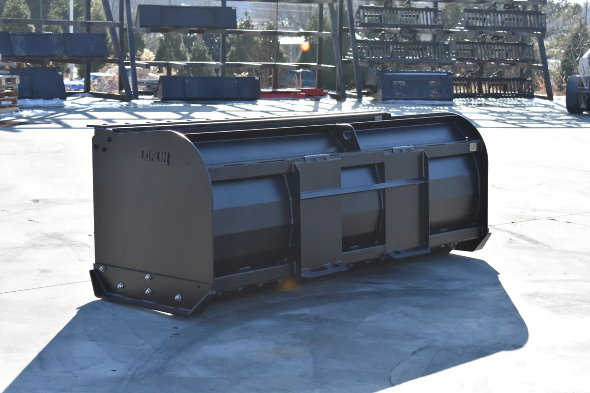 Loflin Fabrication Snow Pusher For Skid Steers & Track Loaders; manufacturer family image, illustrated configuration may differ.