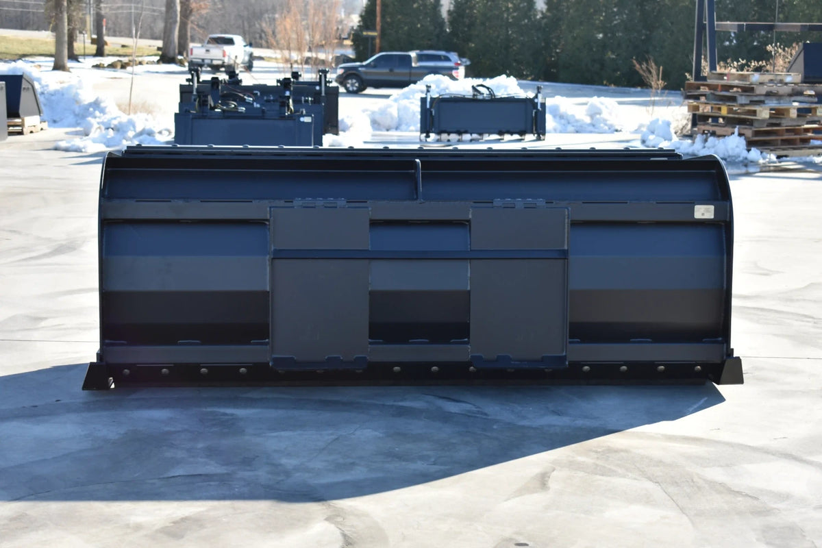 Loflin Fabrication Snow Pusher For Skid Steers & Track Loaders; manufacturer family image, illustrated configuration may differ.