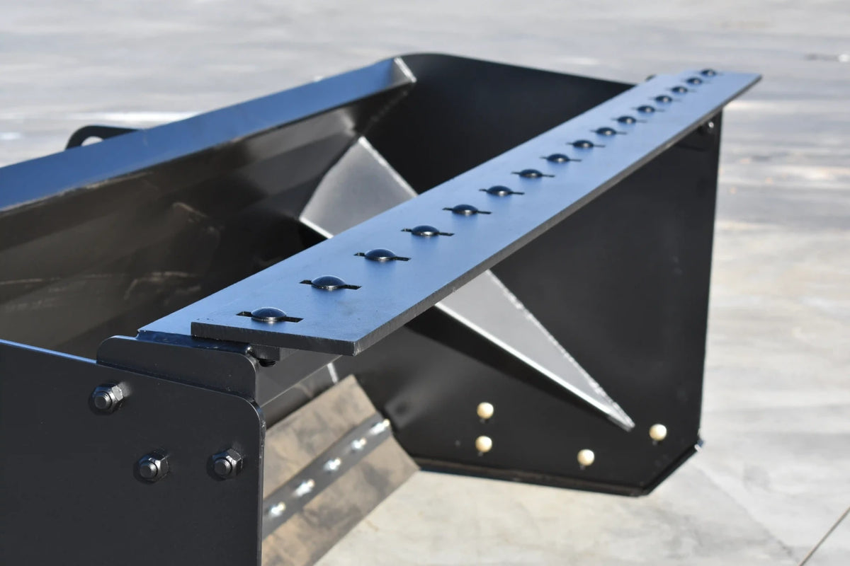 Loflin Fabrication Snow Pusher For Skid Steers & Track Loaders; manufacturer family image, illustrated configuration may differ.