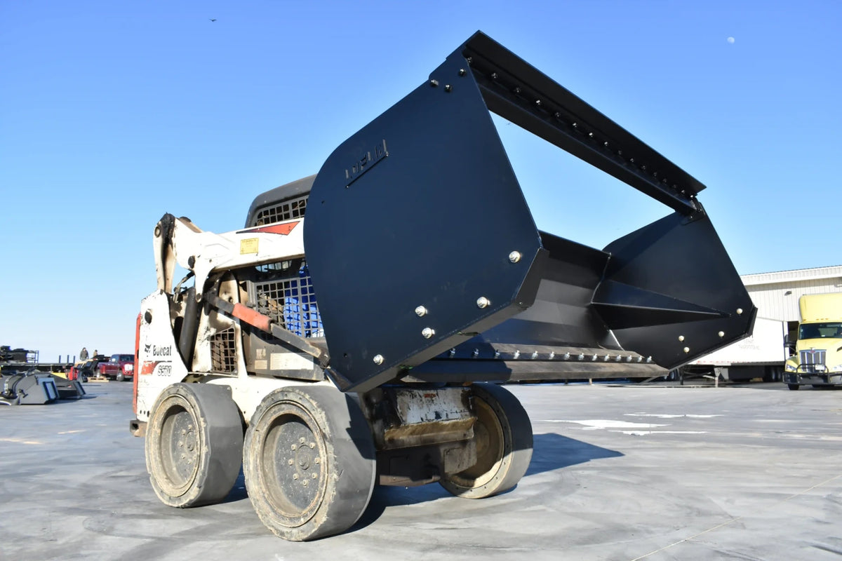 Loflin Fabrication Snow Pusher For Skid Steers & Track Loaders; manufacturer family image, illustrated configuration may differ.