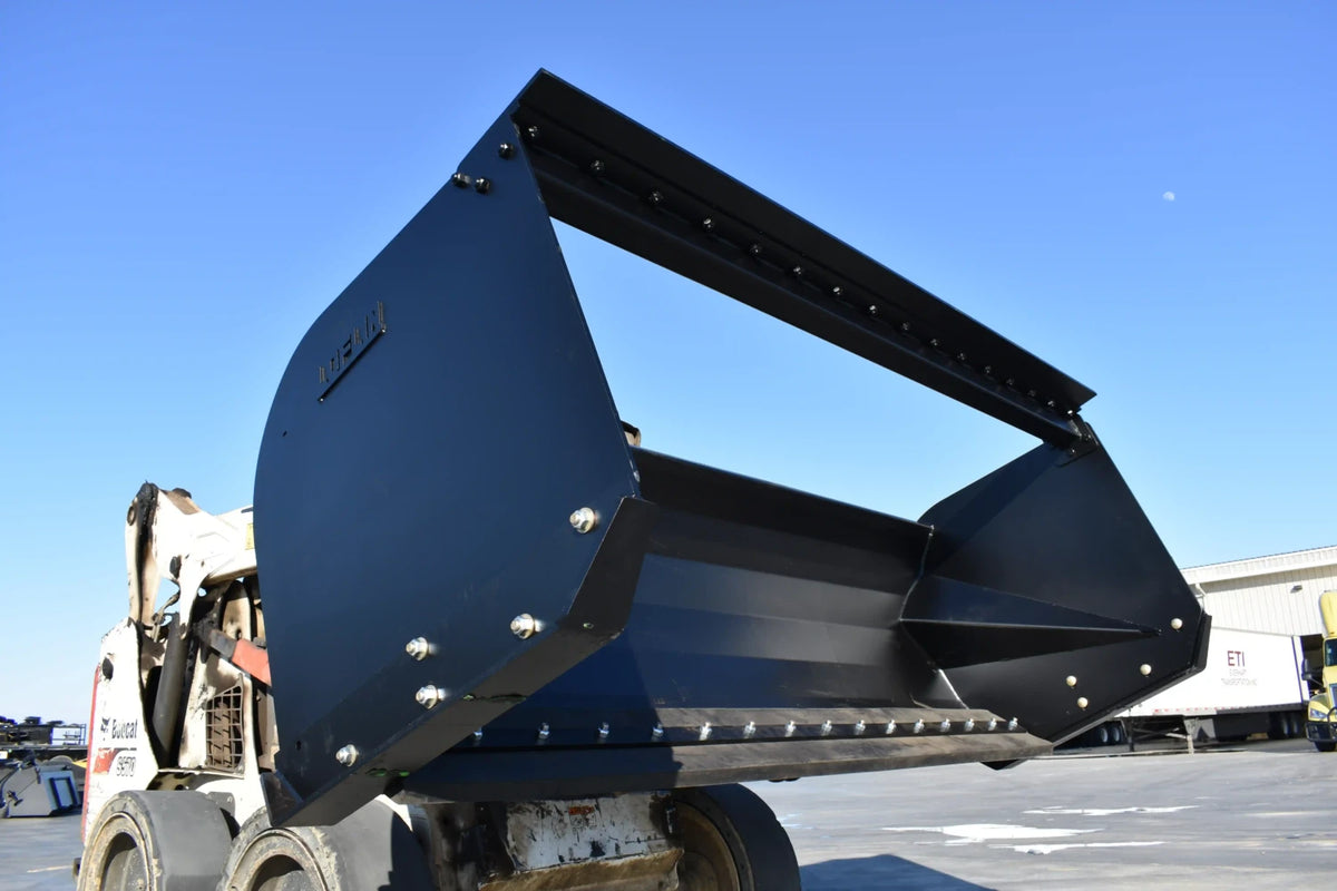Loflin Fabrication Snow Pusher For Skid Steers & Track Loaders; manufacturer family image, illustrated configuration may differ.