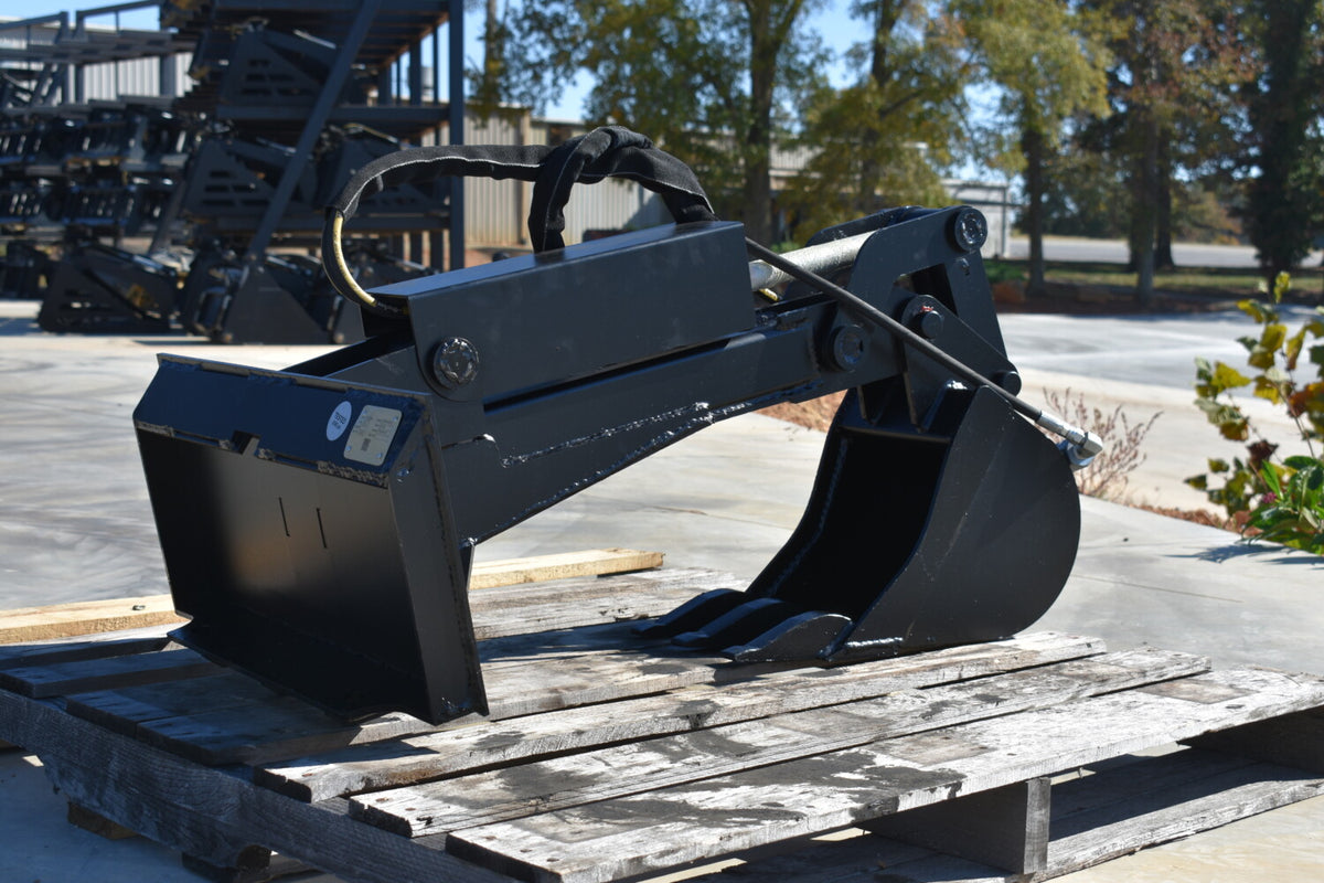 Loflin Fabrication Mini Backhoe For Mini Skid Steers; manufacturer family image, selected configuration may differ.