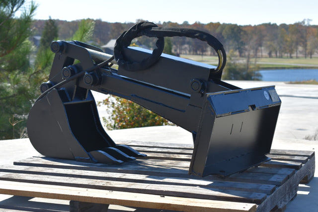 Loflin Fabrication Mini Backhoe For Mini Skid Steers