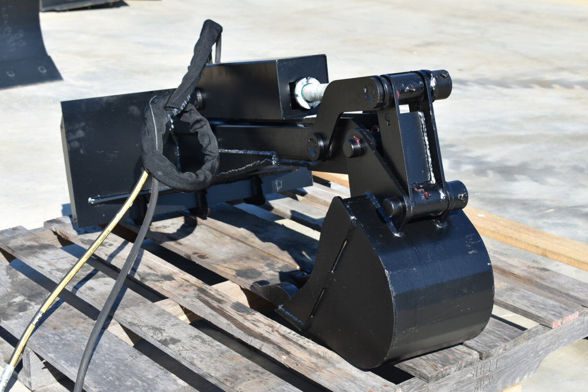 Loflin Fabrication Mini Backhoe For Mini Skid Steers; manufacturer family image, selected configuration may differ.