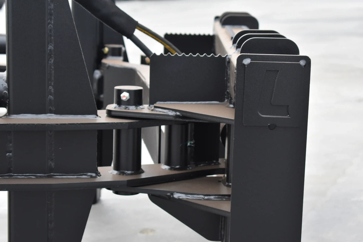 Loflin Fabrication Hydraulic Bale Squeezer For Skid Steers & Track Loaders; manufacturer family image, illustrated configuration may differ.