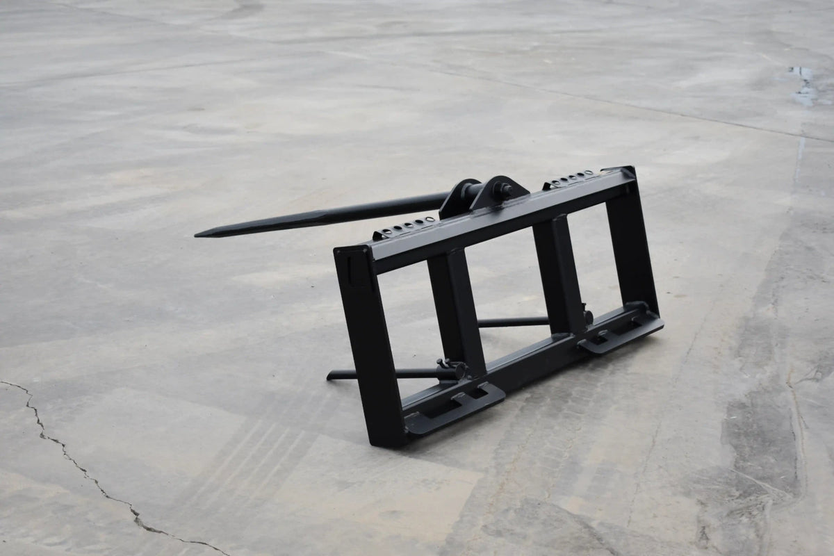 Loflin Fabrication Hay Spear For Skid Steers & Track Loaders; manufacturer family image, illustrated configuration may differ.
