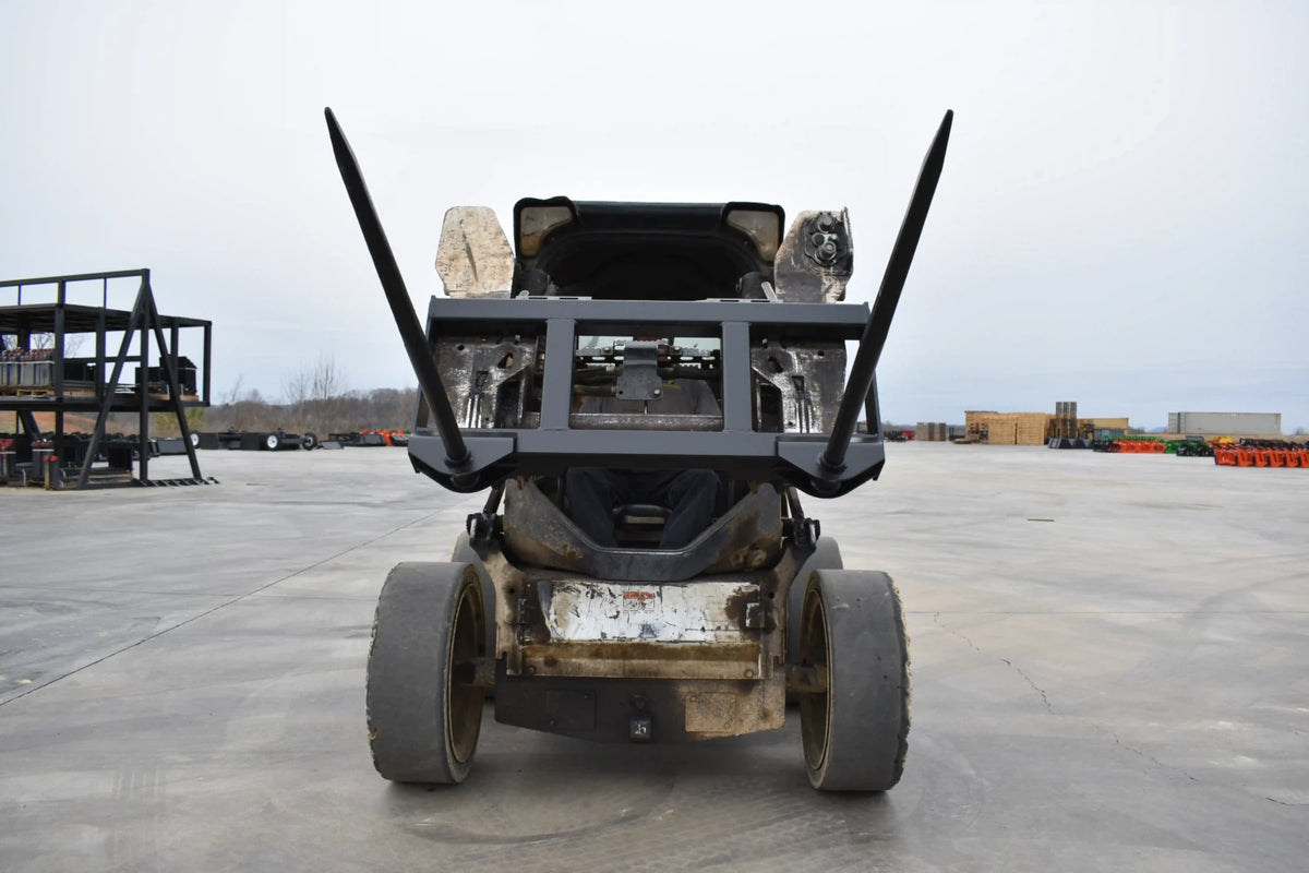 Loflin Fabrication Double-Bottom Hay Spear For Skid Steers & Track Loaders; manufacturer family image, illustrated configuration may differ.