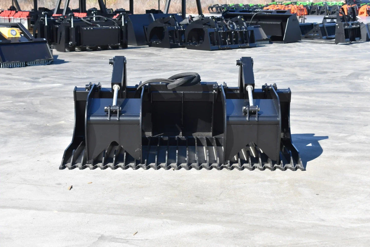 Loflin Fabrication Standard Duty Rock Bucket Grapple For Skid Steers product view 6