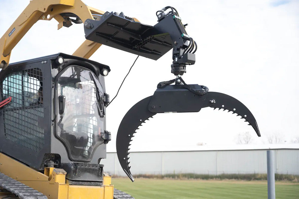 Express Steel Hydraulic Rotating Log Grapple;manufacturer family image, selected configuration may differ