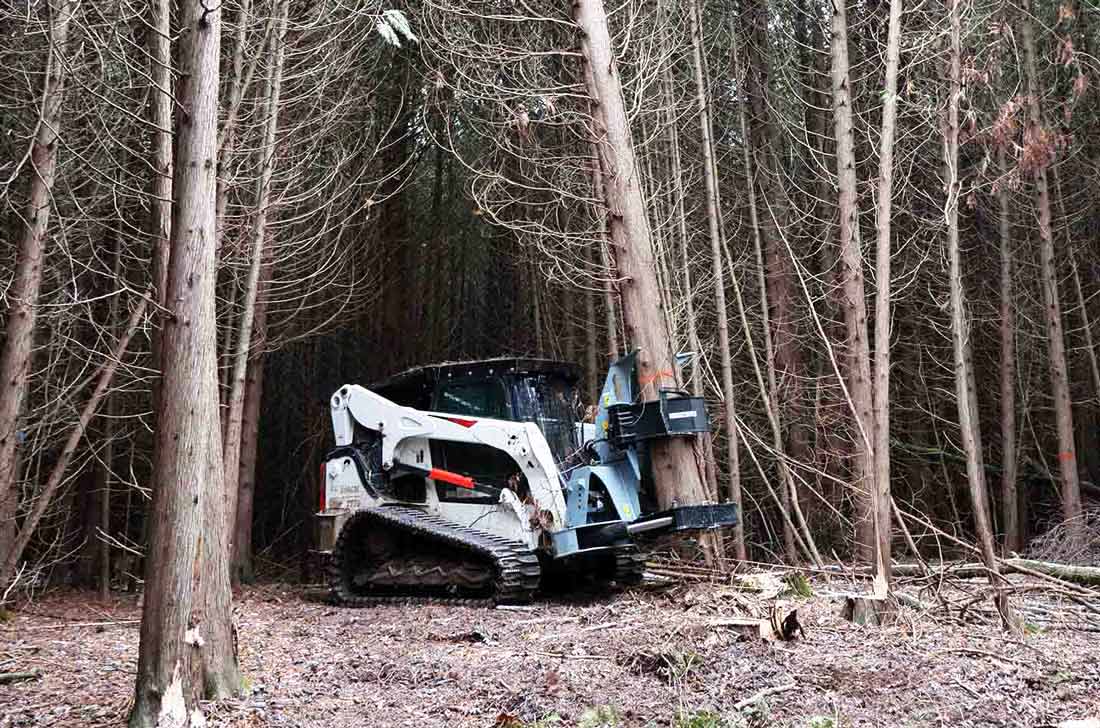 Baumalight ISH918G tree shear — ish918g in strong shearing action