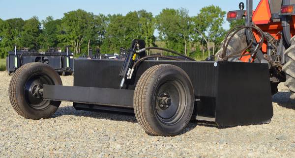 Loflin Fabrication Land Leveler For Tractors; illustrated width or mount may vary
