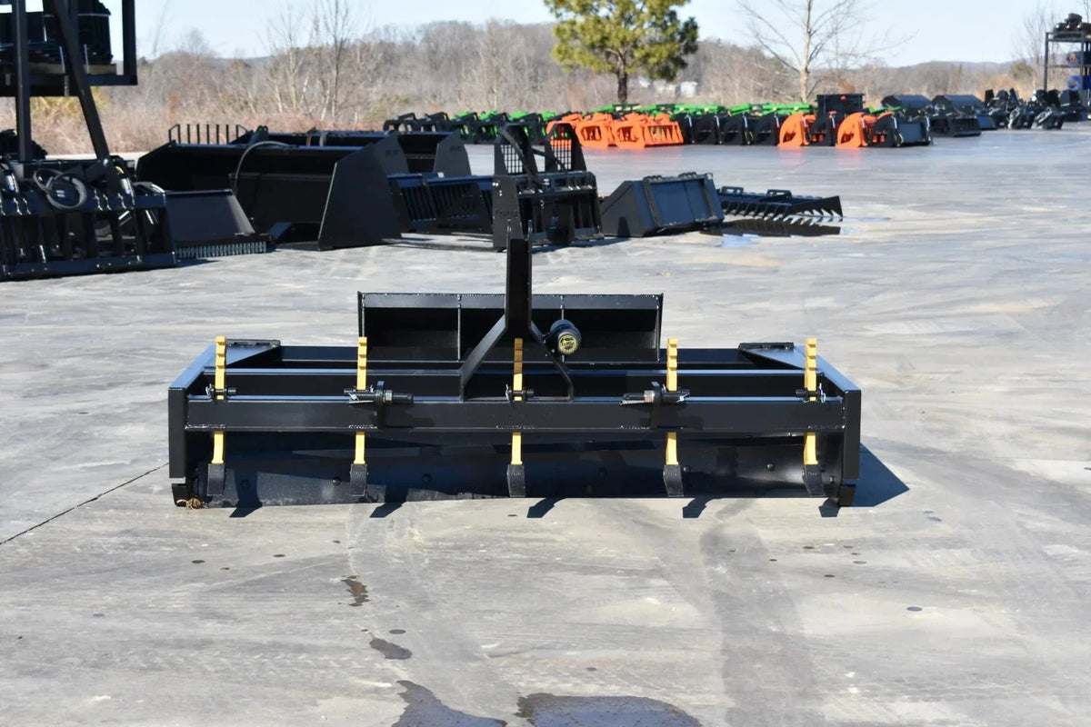 Loflin Fabrication Combo Mount Box Blade Ripper For Tractors & Skid Steers; illustrated width or mount may vary