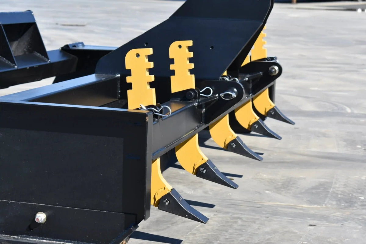 Loflin Fabrication Combo Mount Box Blade Ripper For Tractors & Skid Steers; illustrated width or mount may vary