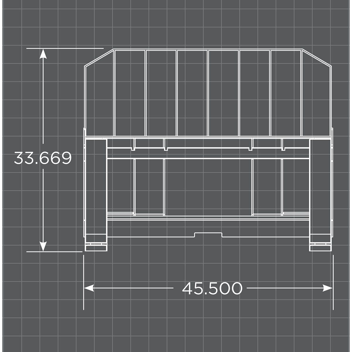 Loflin Fabrication Heavy Duty Pallet Fork Tine (Fork Only); assembly shown may include separately sold tines