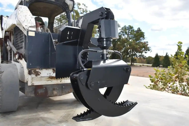 Loflin Fabrication Mini Rotating Log Grapple For Mini Skid Steers