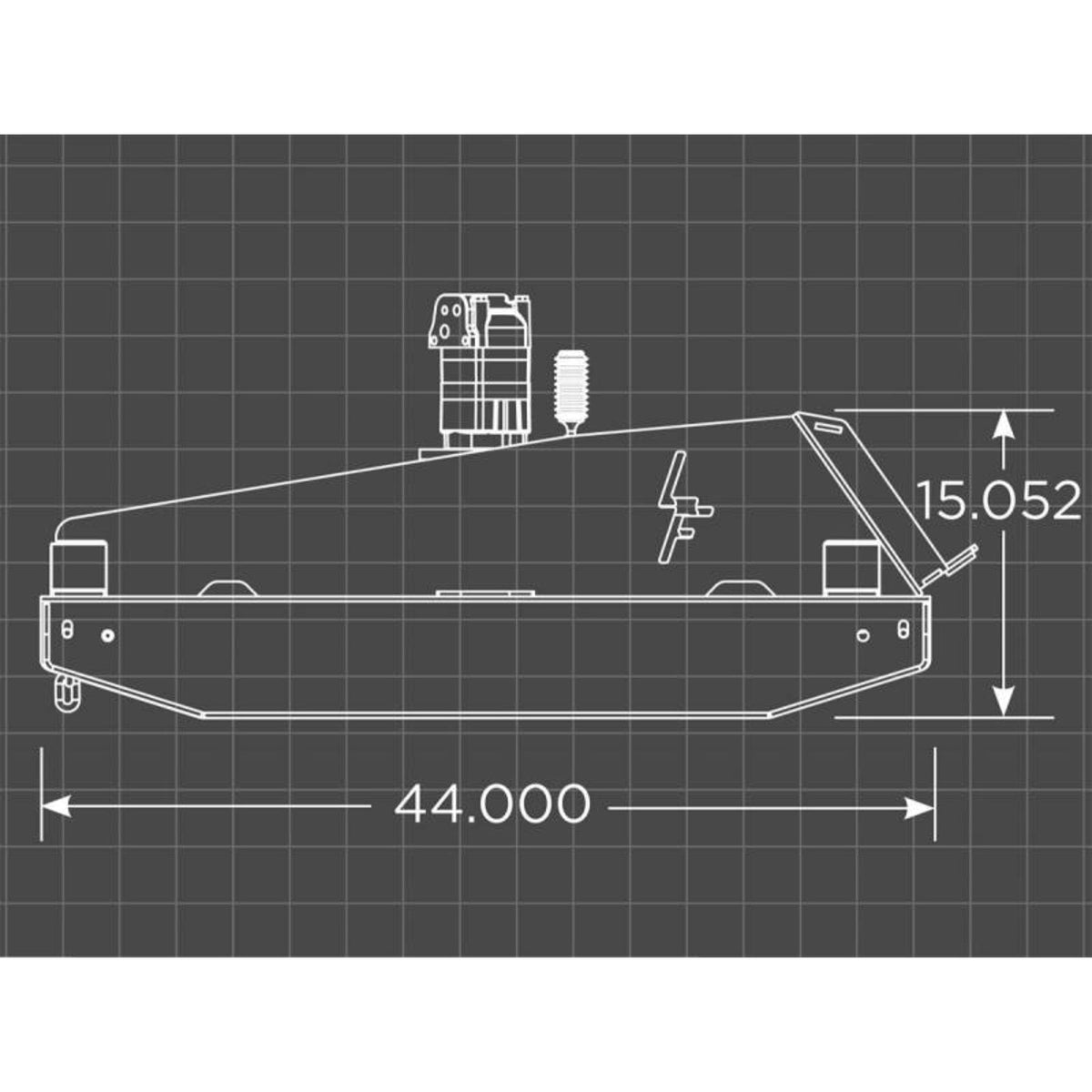 Loflin Fabrication 50-Inch Mini Skid Steer Brush Cutter For Mini Skid Steers manufacturer family image 2; illustrated configuration may vary