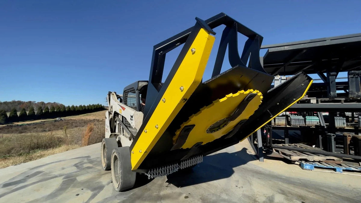 Loflin Fabrication 72-Inch Severe Duty Brush Cutter For Skid Steers & Track Loaders manufacturer family image 1; illustrated configuration may vary