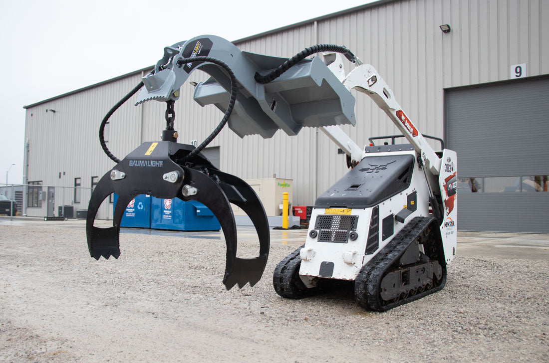 Baumalight LBH316G log grapple in operation