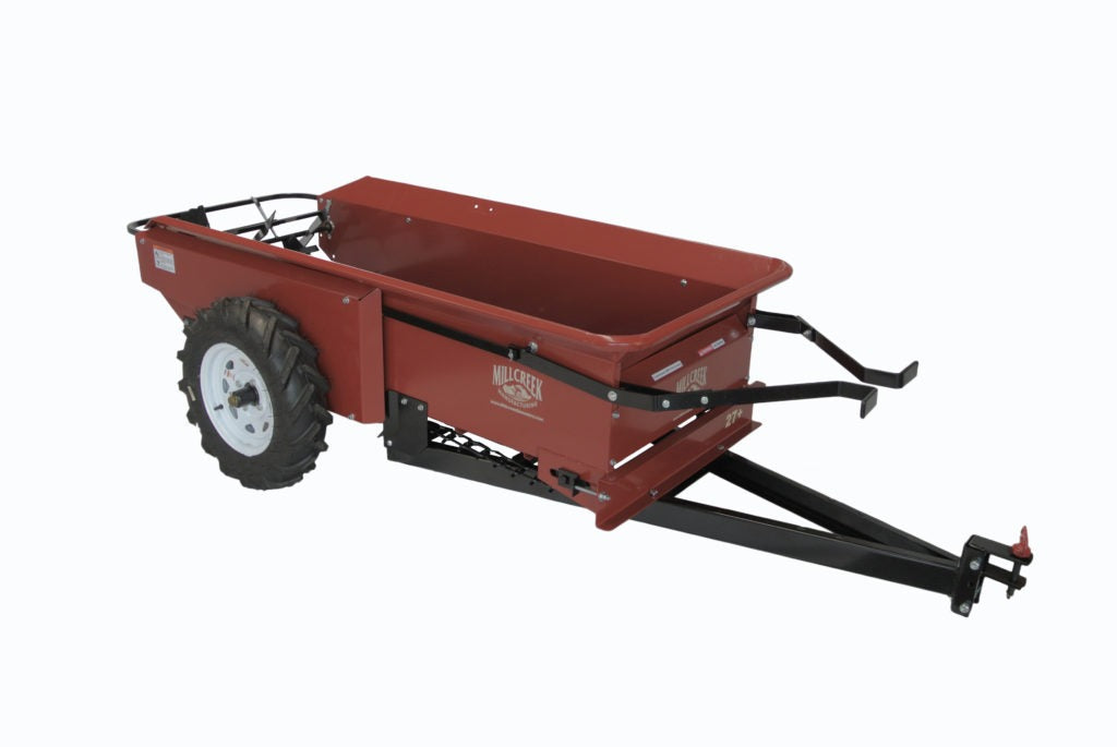 Millcreek 27+ and 37+ compact manure spreaders