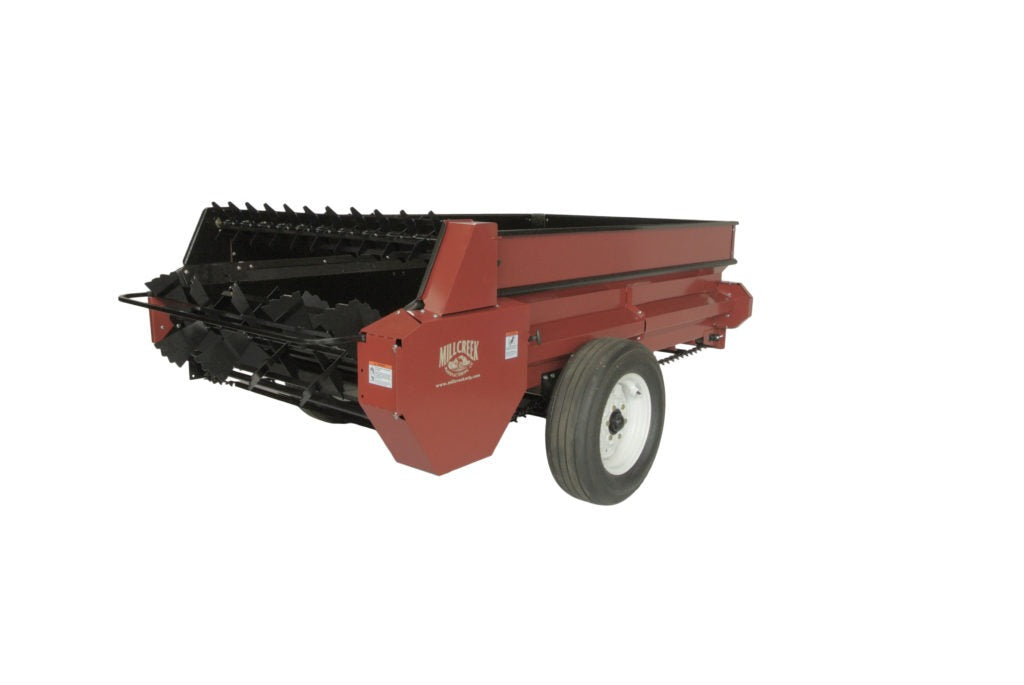 Millcreek 97 and 127 large manure spreaders