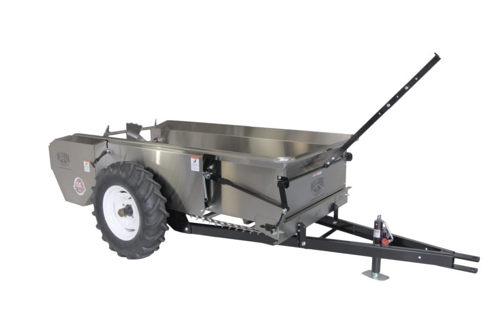 Millcreek 57SS and 77SS mid-size stainless steel manure spreaders