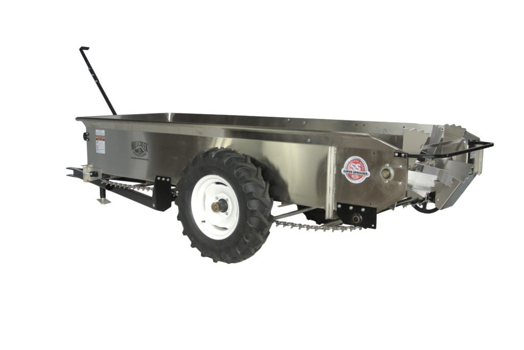 Millcreek 57SS and 77SS mid-size stainless steel manure spreaders