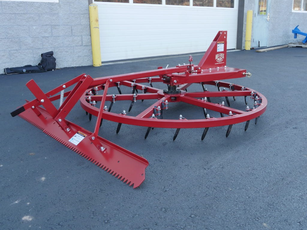 Millcreek spin groomer arena rake