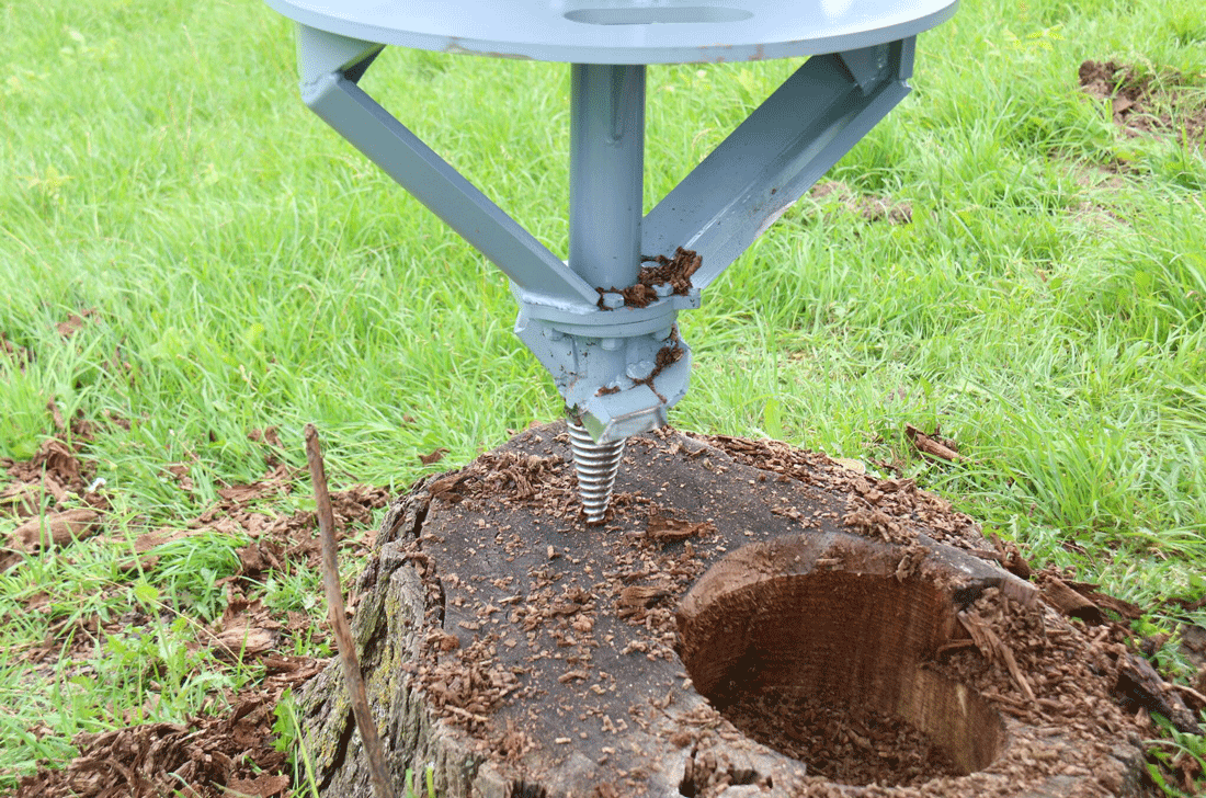 Baumalight excavator stump planer — manufacturer representative image