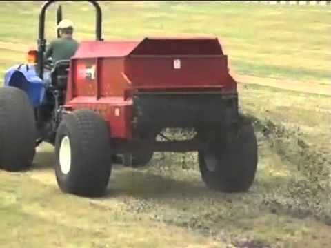 Topdresser – Heavy Duty Large Top Dressing Spreader for Turf and Lawn – Millcreek Manufacturing 4300 PTO Hydraulic Models