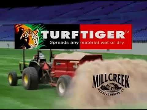 Topdresser – Heavy Duty Large Top Dressing Spreader for Turf and Lawn – Millcreek Manufacturing 4300 PTO Hydraulic Models