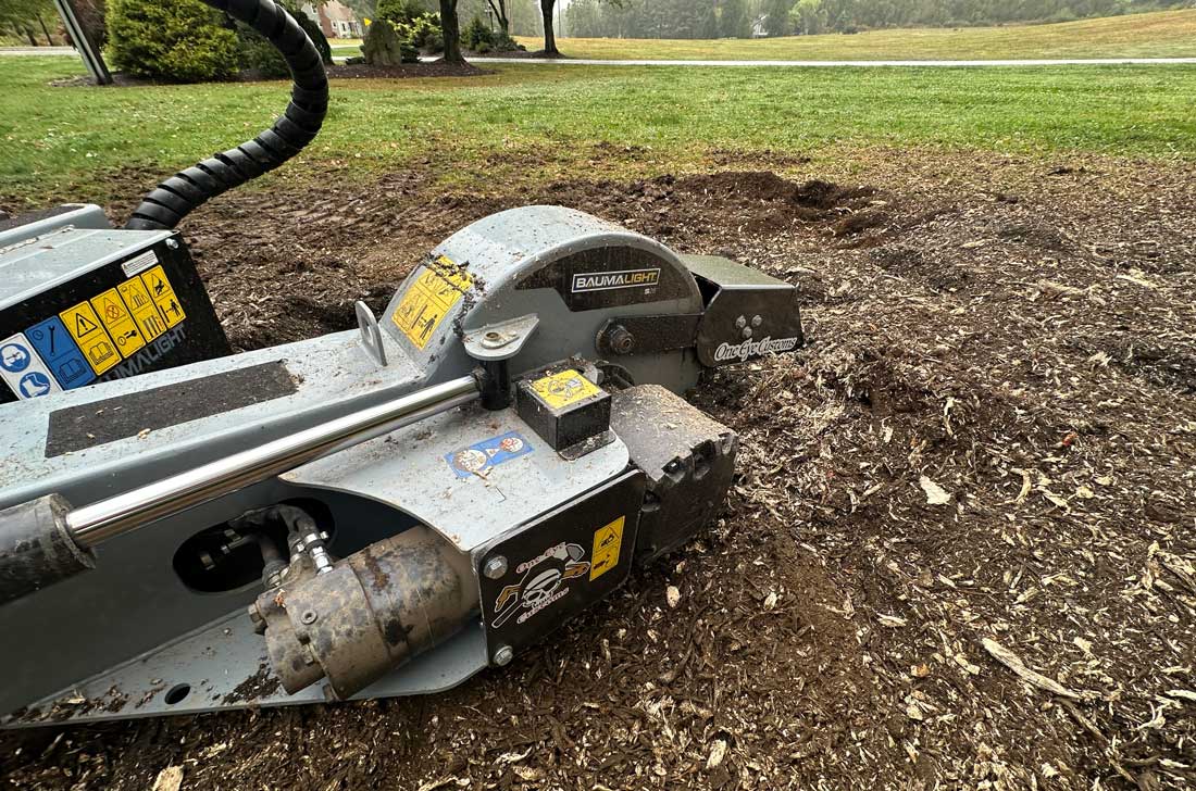 Baumalight Stump Grinder S28 For High Flow Skid Steers